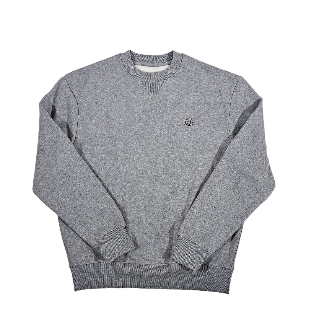 Oversized Fleece Lined Sweatshirt in Grey