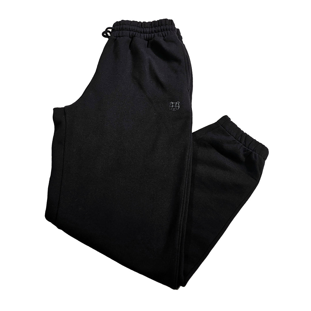 Oversized Tracksuit Bottoms in Black